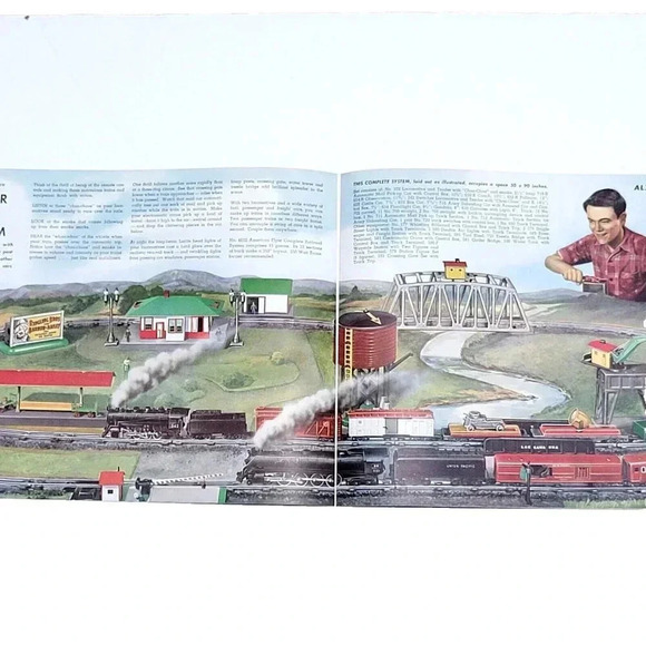 Railroading with American Flyer 1946 Gilbert Hall of Science Scale Model - Picture 3 of 4